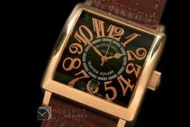 FMMSQ00122 Men Master Square RG/LE RG Black Num Asian 2836