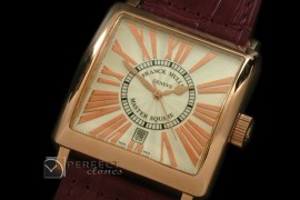 FMMSQ00131 Men Master Square RG/LE RG White Roman Asian 2836