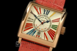 FMMSQ00133 Men Master Square RG/LE RG White Crazy Roman Asian 28