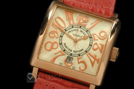 FMMSQ00121 Men Master Square RG/LE RG White Num Asian 2836