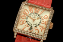 FMMSQ00121D Men Master Square RG/LE RG White Num Asian 2836