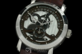 VC00204 Malte Retrogating Day/Date SS/LE Brown Asian 2813