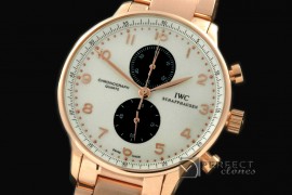 IWPG10116S Portuguese Chrono RG/RG White Jap OS20