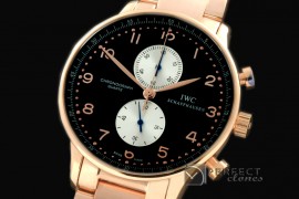 IWPG10117S Portuguese Chrono RG/RG Black Jap OS20
