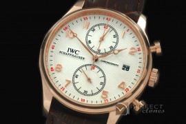 IWPG10136 Portuguese Chrono Date RG/LE White Jap OS20