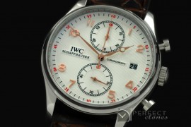 IWPG10133 Portuguese Chrono Date SS/LE White/R-Gold Jap OS20