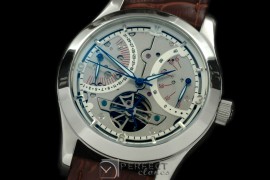 JL00201 Retrogating Date/Reserve Tourbillon SS/LE Skeleton White