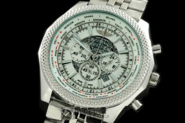 BLB06-101S Bentley Unitime Chrono SS/SS White Jap OS2Qtz