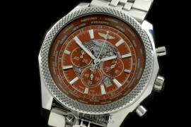 BLB06-104S Bentley Unitime Chrono SS/SS Brown Jap OS2Qtz
