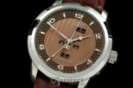GL01059 Panomatic Perpertual Calendar SS/LE Brown Asian 2813