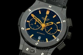 HBFSC10037 Classic Fusion Chrono PVD/LE All Blk Ylw Jap Quartz