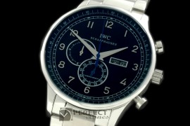 IWPG10154S Portuguese Chrono Day/Date SS/SS Black Jap OS20