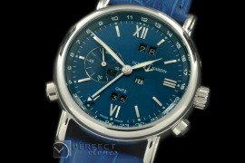 UNCLP10003 Perpetual Calender SS/LE Blue Asian 2813 23J