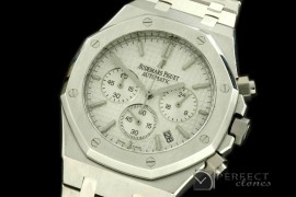 APROC02001 Royal Oak Chrono SS/SS White Jap OS2Quartz