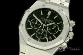 APROC02002 Royal Oak Chrono SS/SS Black Jap OS2Quartz