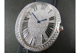 CARBG00101 Baignoire Ladies SS/ST Diam/Roman Swiss Quartz