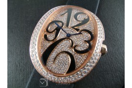 CARBG00107 Baignoire Ladies RG/ST Diam/Num Swiss Quartz