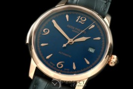 PP00713 Calastrava Automatic RG/LE Blue Num Asian 2824