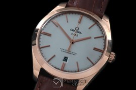 OMDE00056 Deville Tresor RG/LE White Miyota 8205