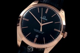 OMDE00057 Deville Tresor RG/LE Black Miyota 8205