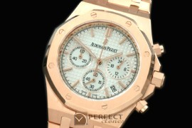 APROC02011 Royal Oak Chrono RG/RG White Jap OS2Quartz