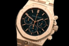 APROC02012 Royal Oak Chrono RG/RG Black Jap OS20