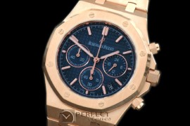 APROC02013 Royal Oak Chrono RG/RG Blue Jap OS20