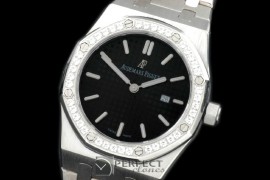 APLD01002D Royal Oak Ladies SS/SS Black S-Qtz