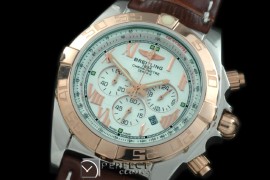 BLB01-30016L Chronomat B01 SS/YG/LE White Roman Jap OS2Qtz