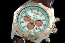 BLB01-30011L Chronomat B01 SS/YG/LE White Stick Jap OS2Qtz