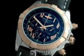 BLB01-30017L Chronomat B01 SS/YG/LE Black Roman Jap OS2Qtz