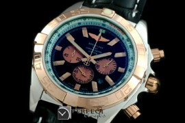 BLB01-30012L Chronomat B01 SS/YG/LE Black Stick Jap OS2Qtz