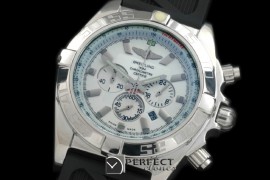 BLB01-30001R Chronomat B01 SS/RU White Stick Jap OS2Qtz
