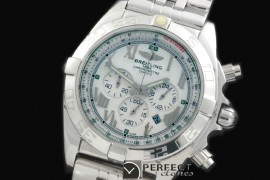 BLB01-30006S Chronomat B01 SS/SS White Roman Jap OS2Qtz