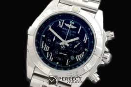 BLB01-30007S Chronomat B01 SS/SS Black Roman Jap OS2Qtz
