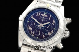 BLB01-30008S Chronomat B01 SS/SS Blue Roman Jap OS2Qtz