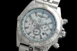BLB01-30001S Chronomat B01 SS/SS White Stick Jap OS2Qtz
