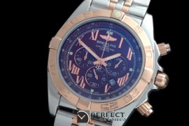 BLB01-30019S Chronomat B01 SS/YG TT Brown Roman Jap OS2Qtz