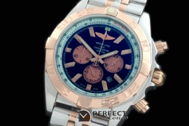 BLB01-30012S Chronomat B01 SS/YG TT Black Stick Jap OS2Qtz