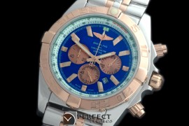 BLB01-30013S Chronomat B01 SS/YG TT Blue Stick Jap OS2Qtz