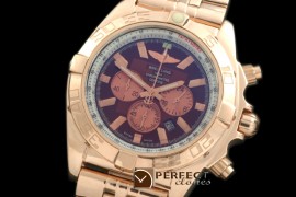 BLB01-30044S Chronomat B01 RG/RG Brown Stick Jap OS2Qtz