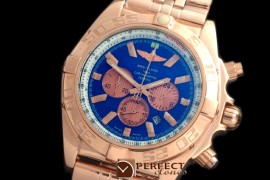 BLB01-30043S Chronomat B01 RG/RG Blue Stick Jap OS2Qtz