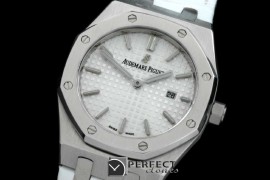 APLD01001A Royal Oak Ladies SS/LE White S-Qtz