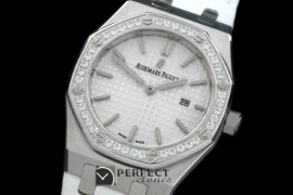 APLD01001DA Royal Oak Ladies SS/LE White S-Qtz
