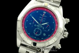 BLB01-40003S Chronomat B01 SS/SS Blue/Red Stick Jap OS2Qtz