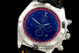 BLB01-40002L Chronomat B01 SS/LE Blue/Orange Stick Jap OS2Qtz