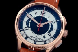 JL01041 Master Compressor Chrono RG/LE White Jap OS Chrono Quart