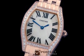 CAR-TOR-107D Tortue De Cartier RG/RG M-Pink Swiss Quartz