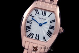 CAR-TOR-106 Tortue De Cartier RG/RG White Swiss Quartz