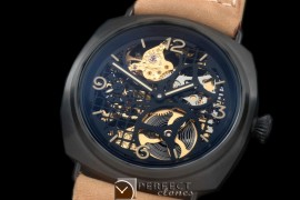 PN35001A Pam 35Skeleton Tourbillon PVD/LE Skeleton 6497 HW